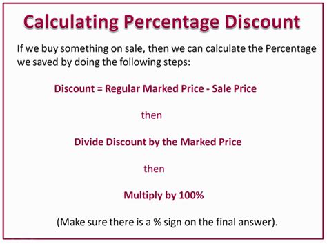 what are the percentage discount for it works